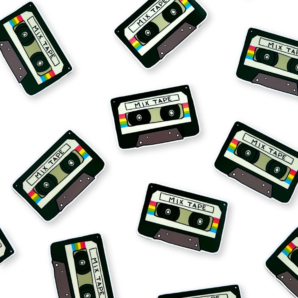Mix Tape Vinyl Sticker