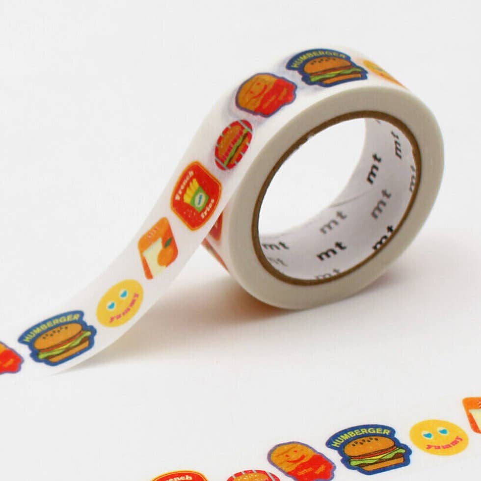 15mm fast food sticker