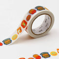 15mm fast food sticker