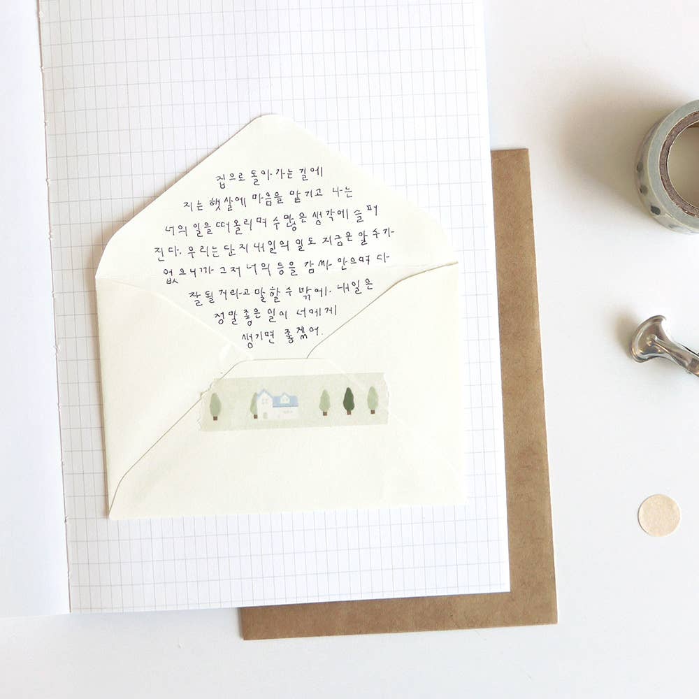 Illust.02 forest washi tape