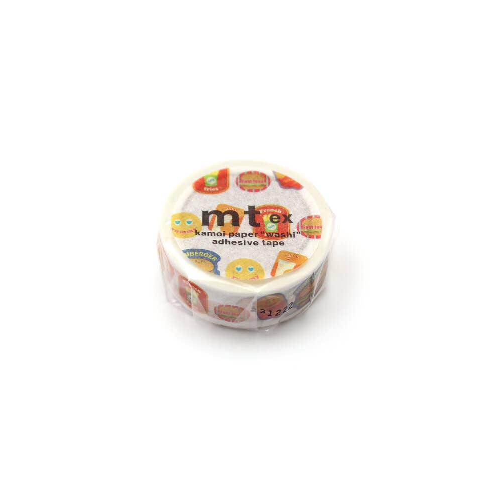 15mm fast food sticker