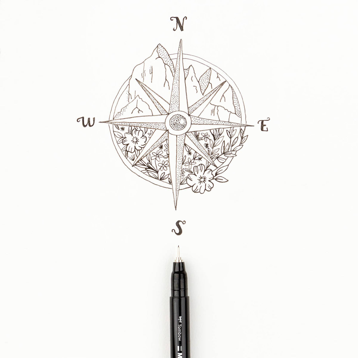 MONO Drawing Pen, 005, 2-Pack