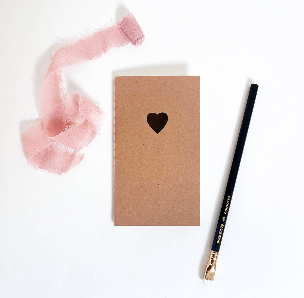 Classic Heart Mini Saddle Stitch Notebook | Be Mine Notebook