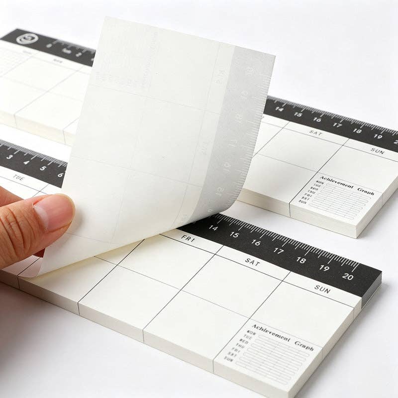 Tear Off Horizontal Weekly Planner