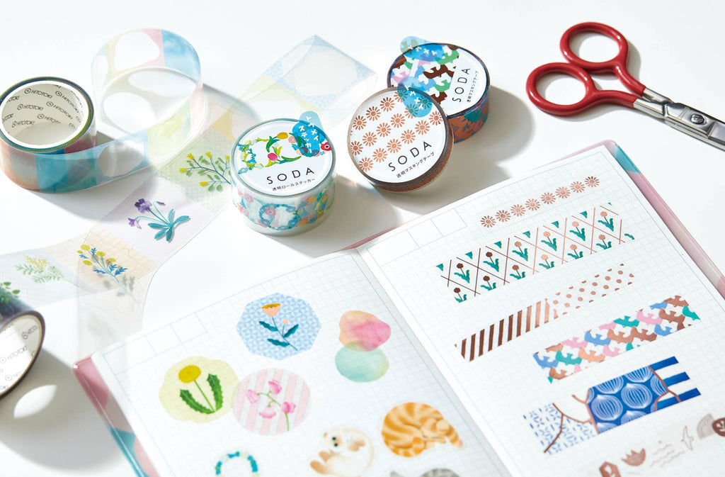 SODA Transparent Masking Tape - Glitter -