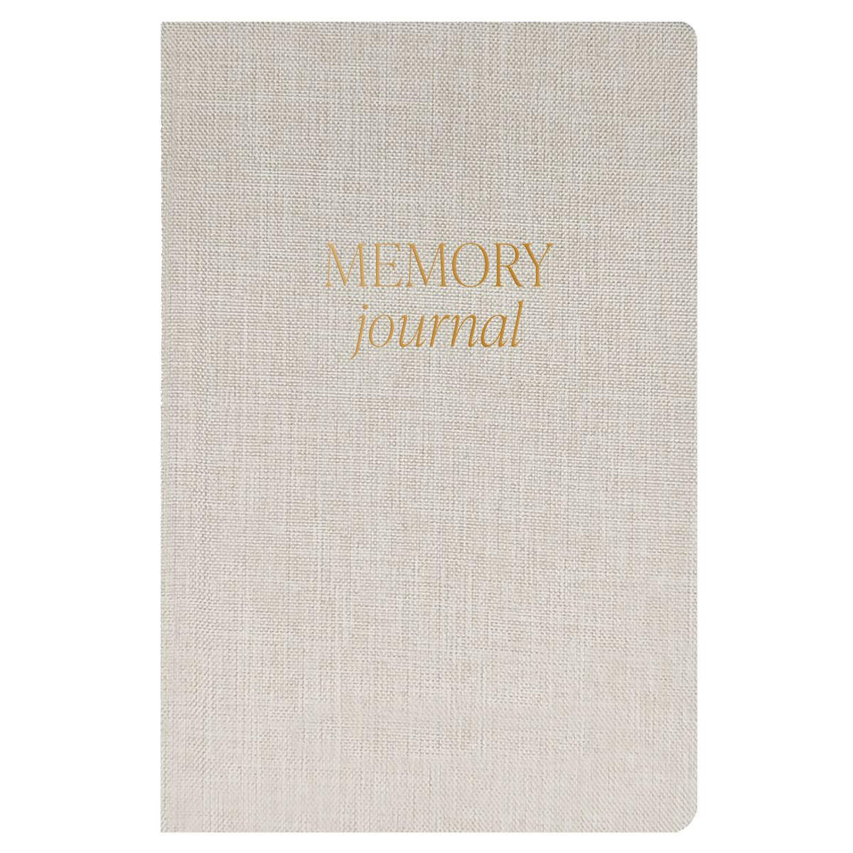 Neutral Memory Fabric Journal - Home Decor
