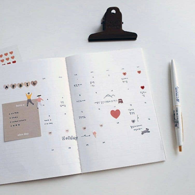 Suatelier | tiny Colourful Heart Stickers