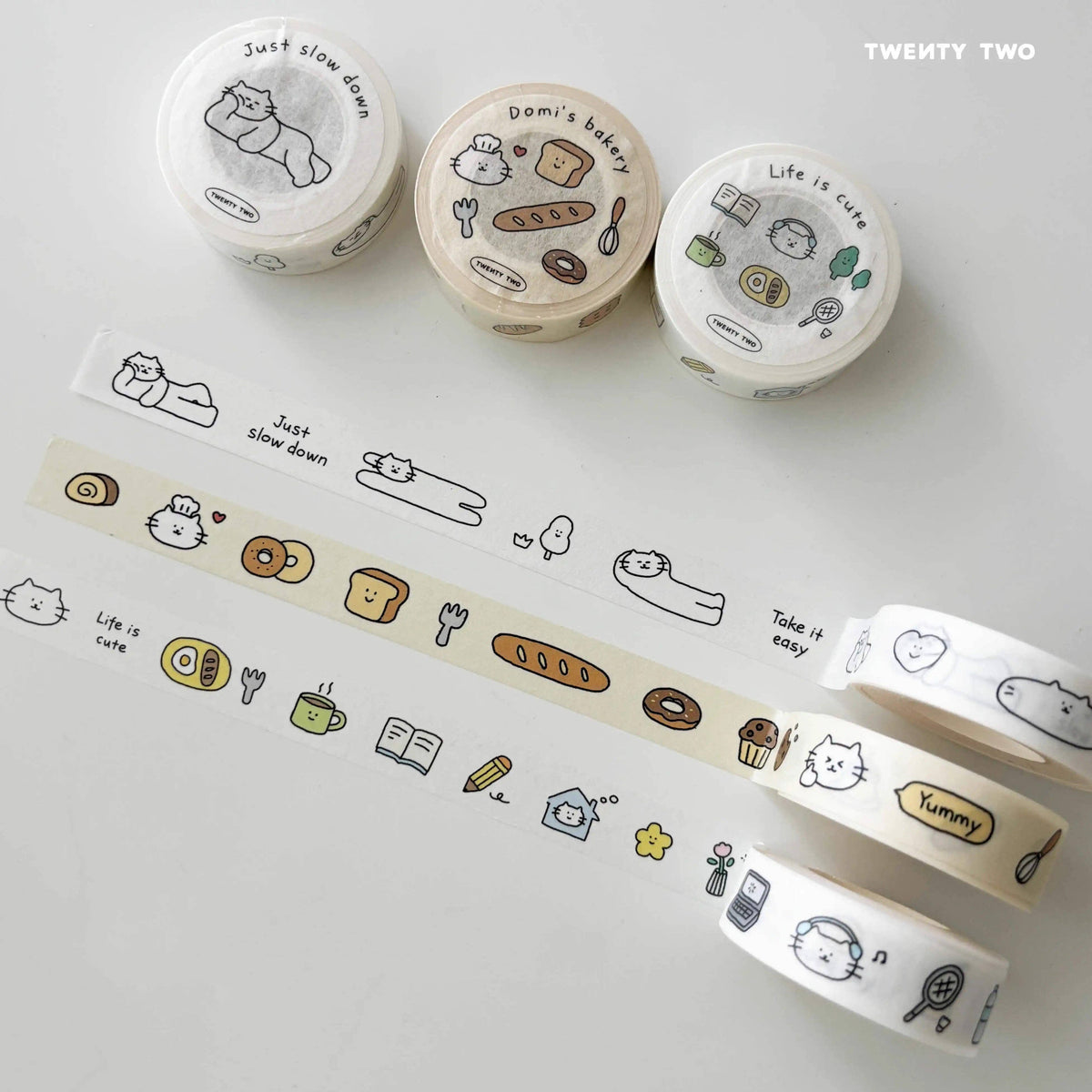 Twenty Two | Kitty Washi Tape