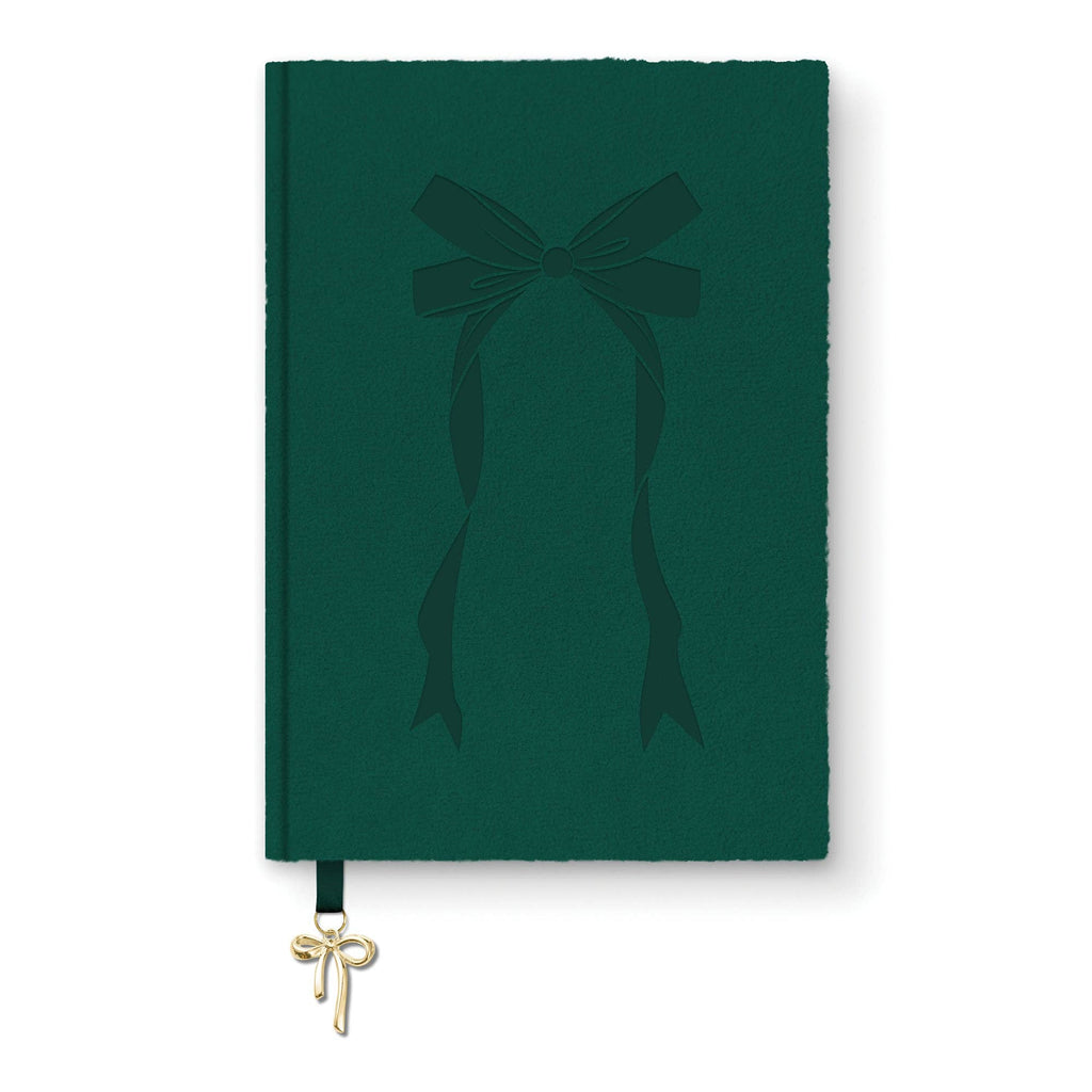 Forest Green Bow Olivia Journal