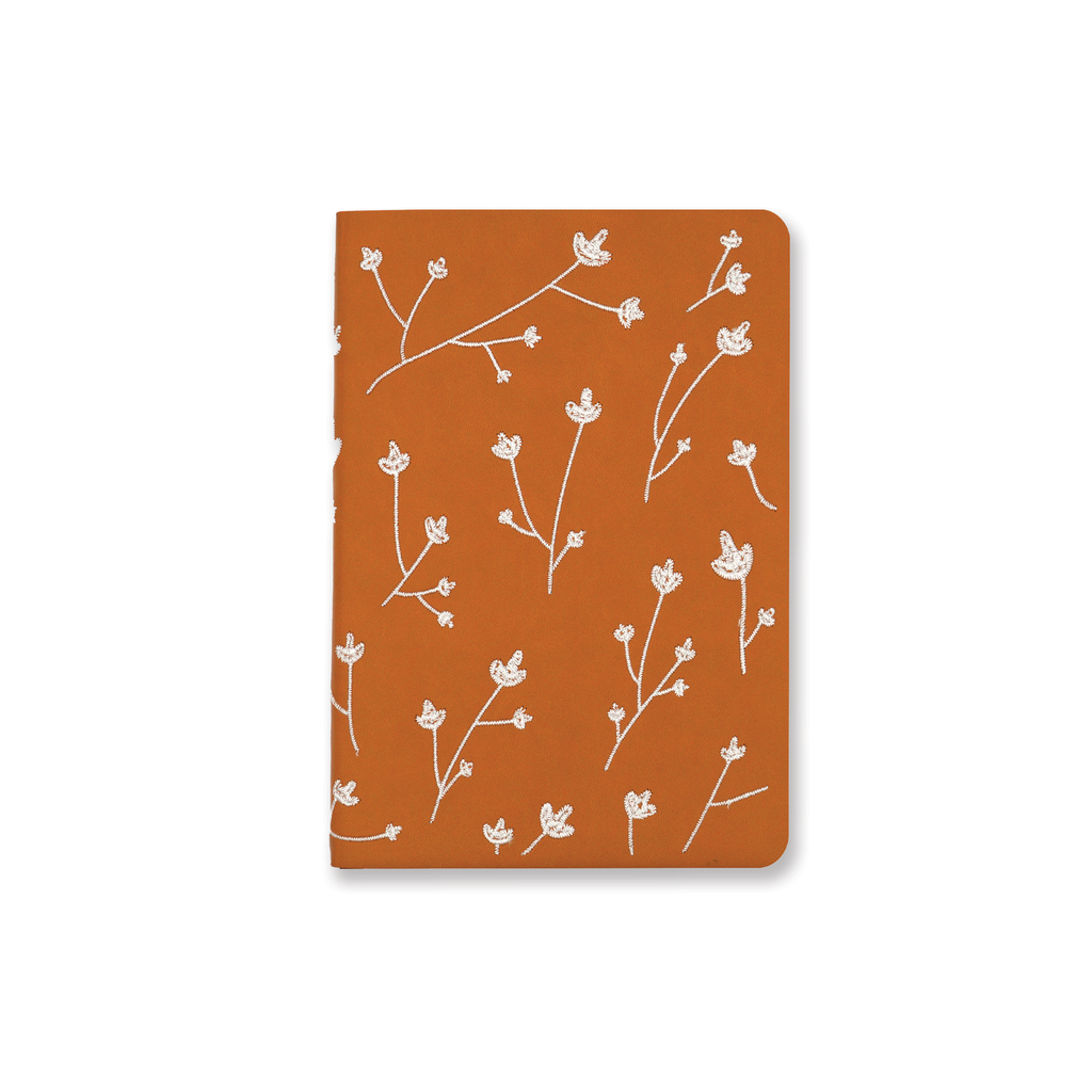 Samantha Embroidered Layflat Journal Notebook AHBC508L