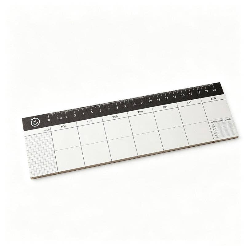 Tear Off Horizontal Weekly Planner