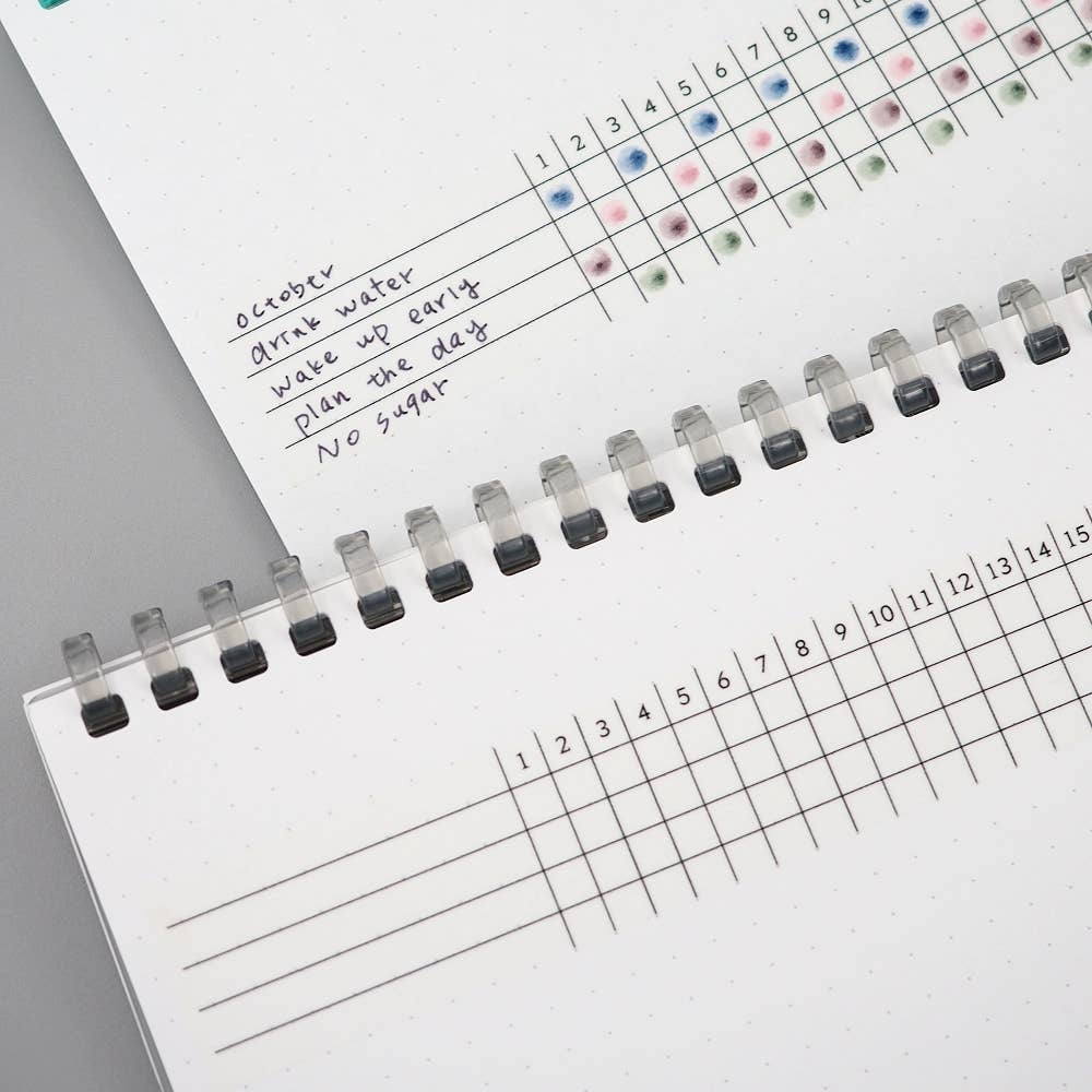 LAOMIS Monthly Habit Tracker Writable Washi Stickers