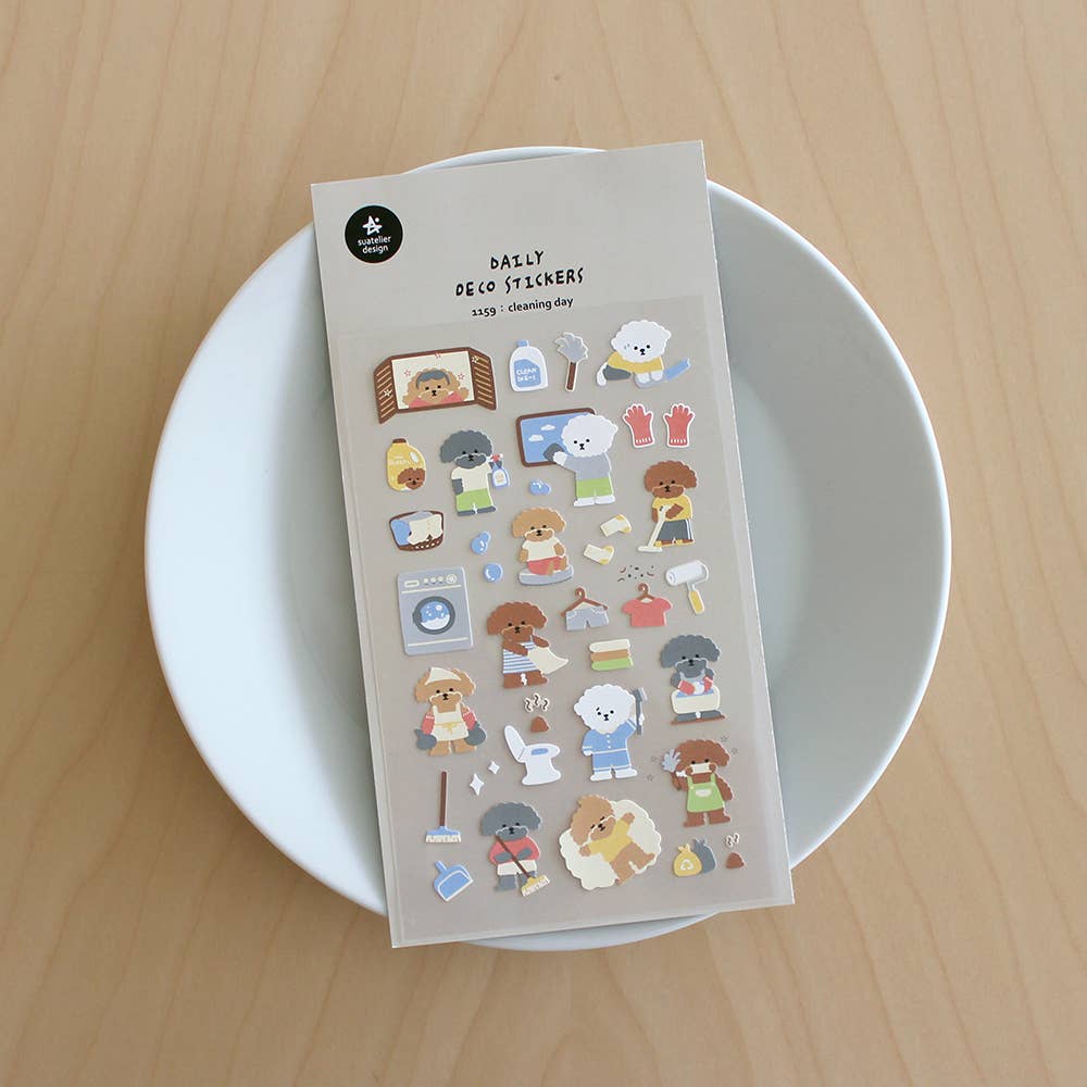 Cleaning Day Sticker Sheet