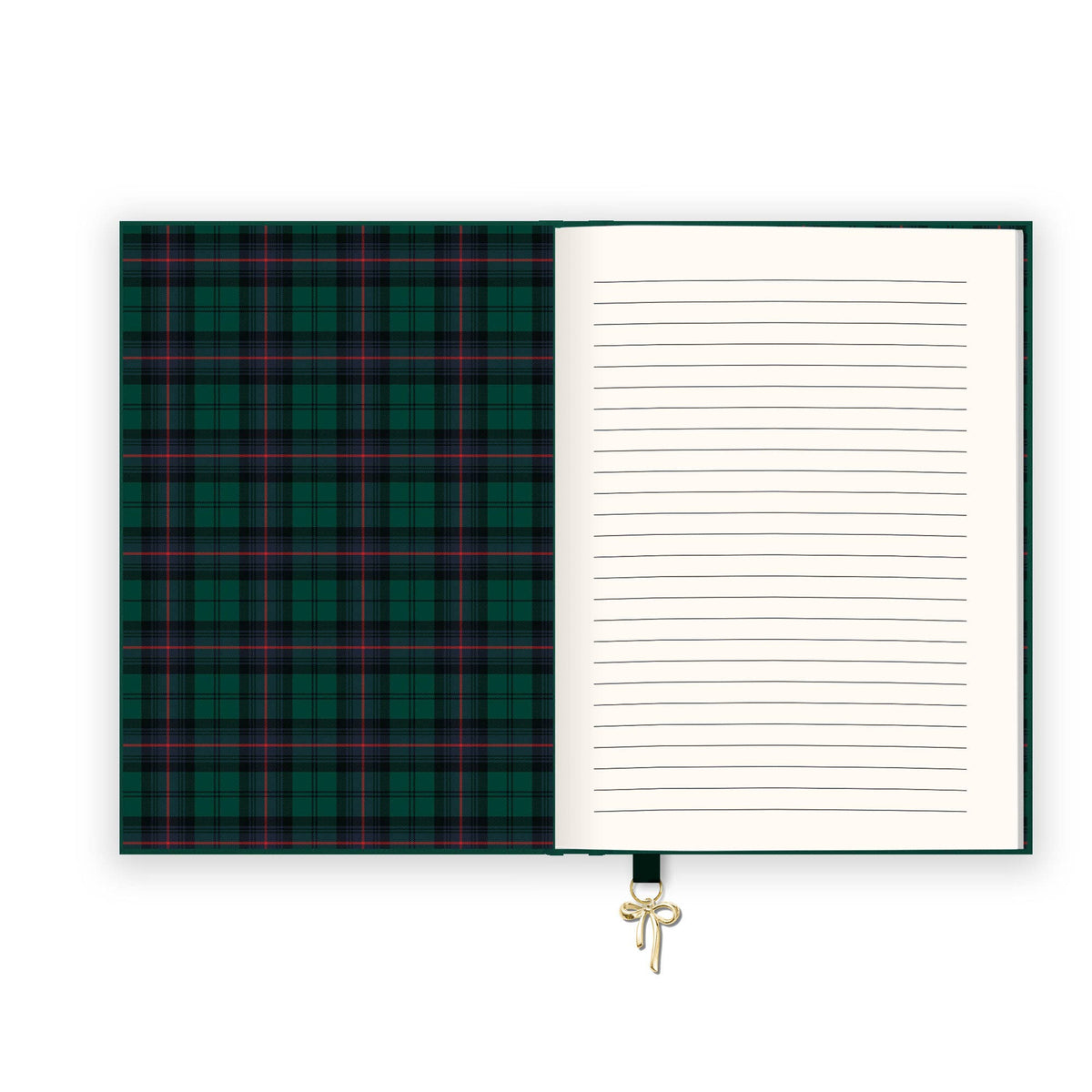 Forest Green Bow Olivia Journal