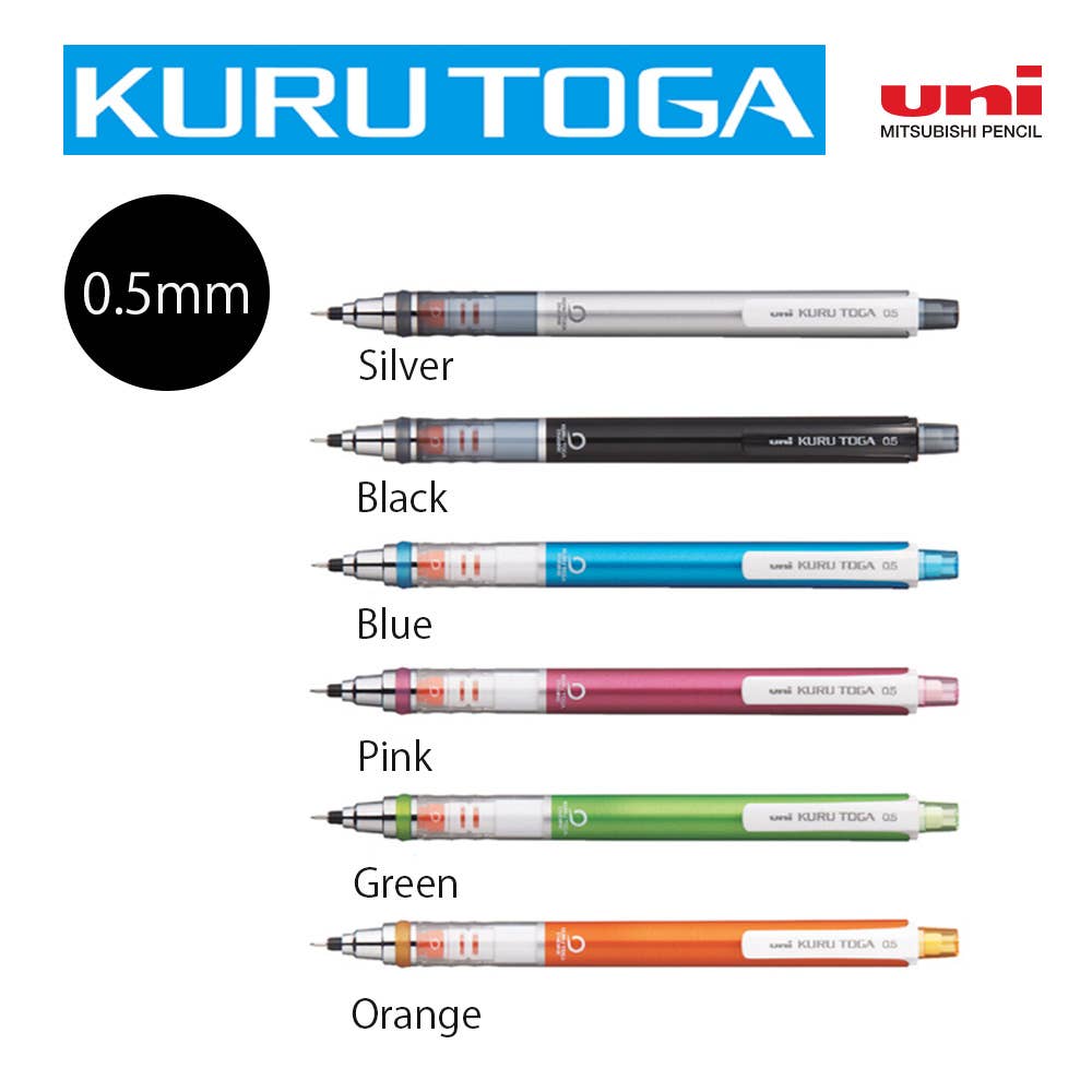 【JAPANESE STATIONERY】UNI KURUTOGA MECHANICAL PENCIL STANDARD