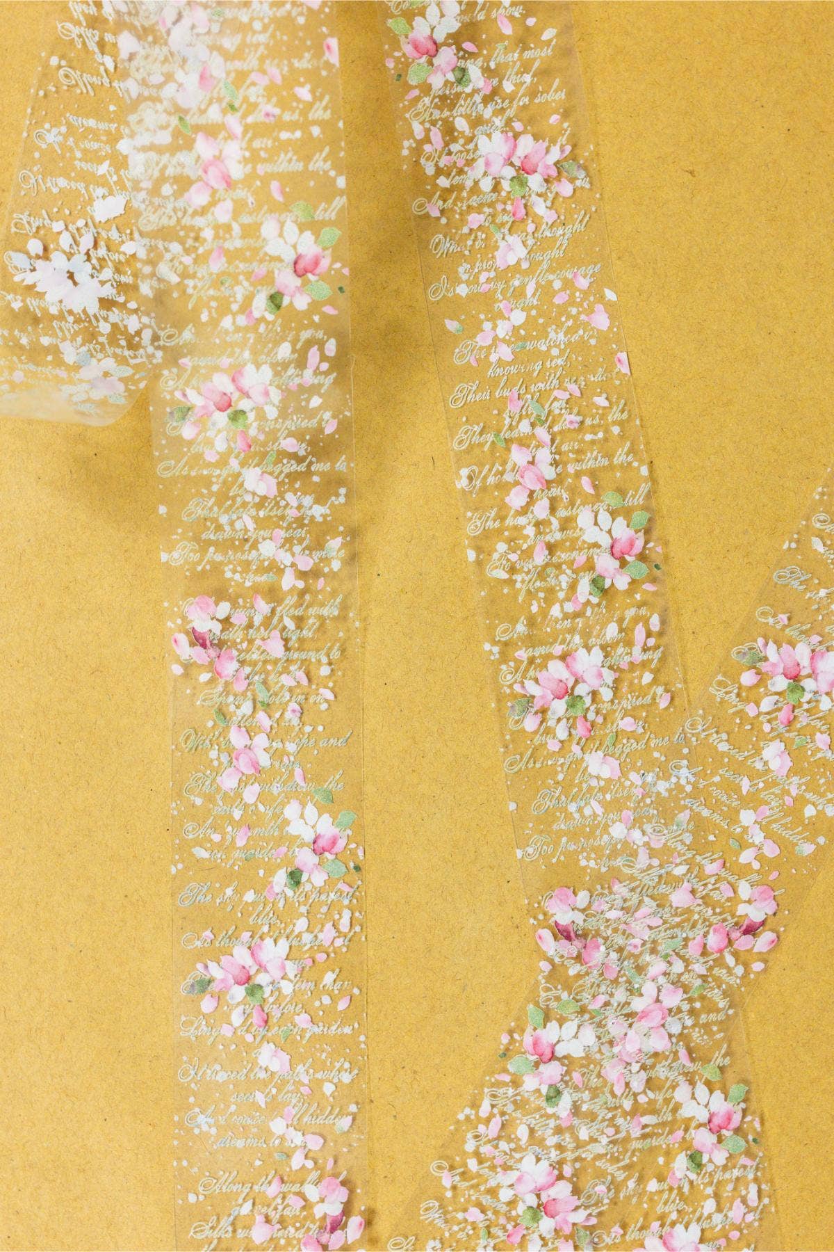 Floral Romance Transparent Tape