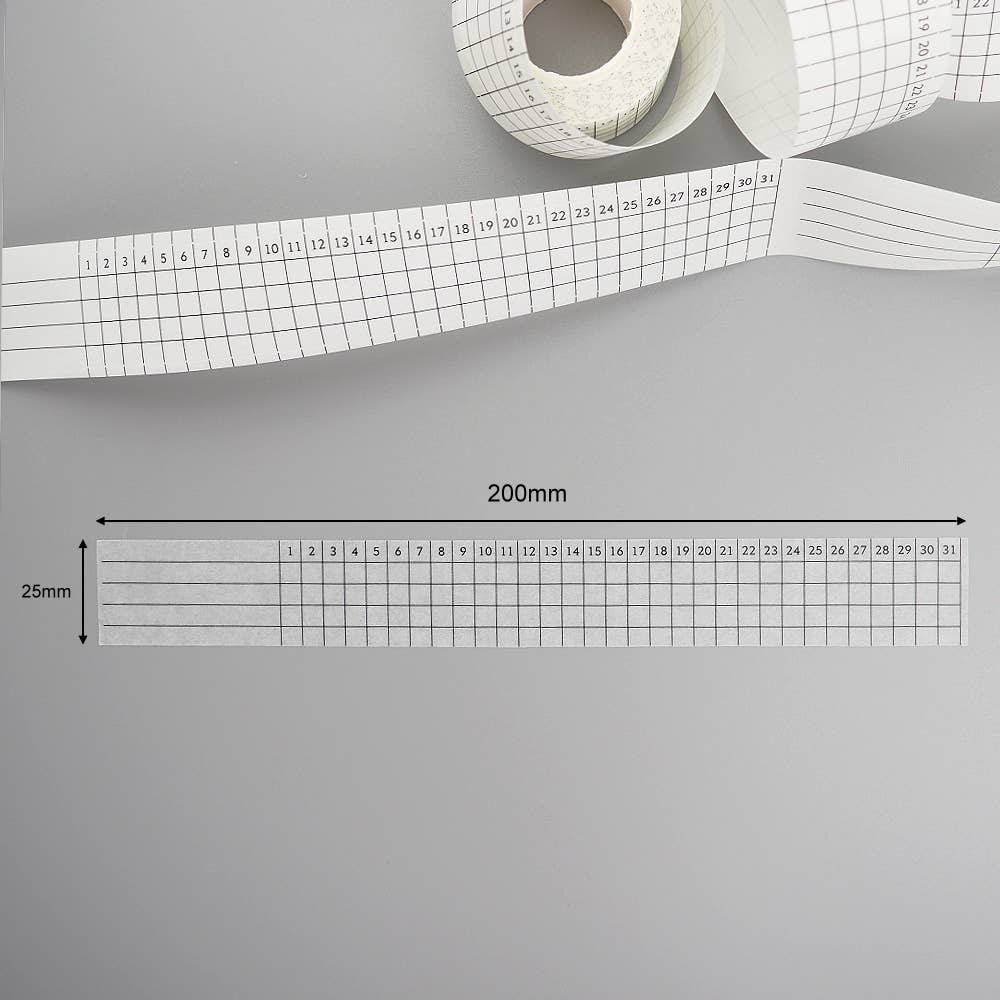 LAOMIS Monthly Habit Tracker Writable Washi Stickers