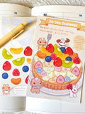 Fruit Tart Habit Tracker • 30 Day Monthly Goal Challenge with Stickers (4x6 in)
