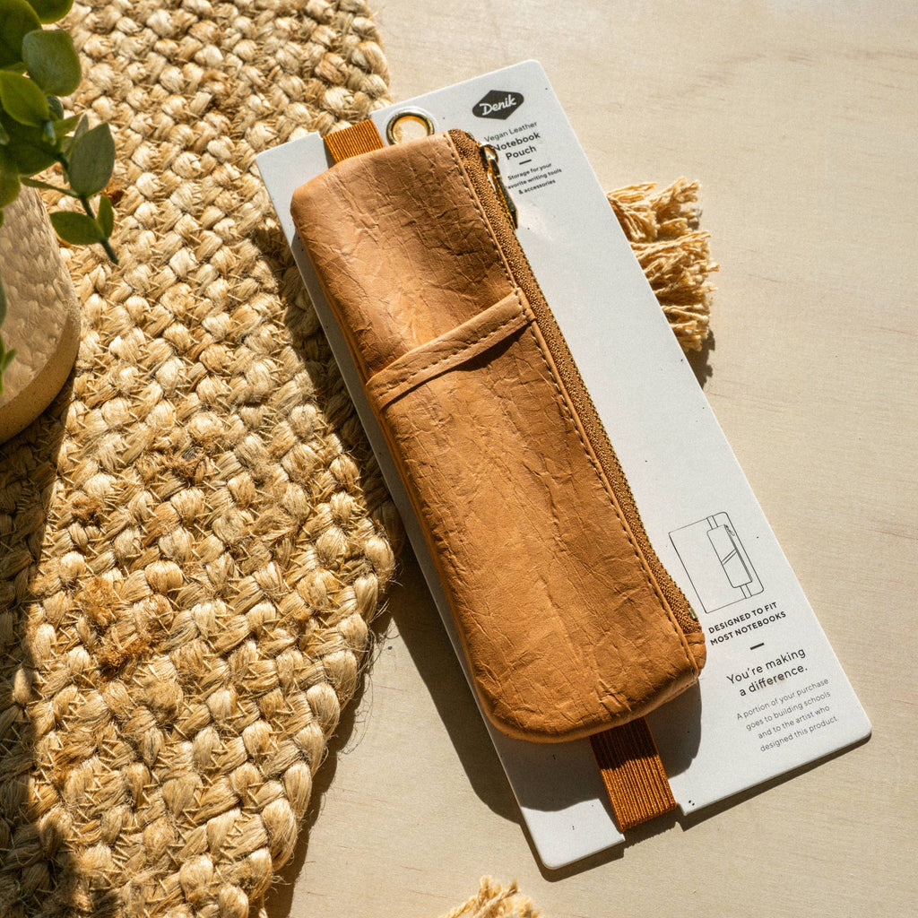 Caramel Crinkle Notebook Pouch