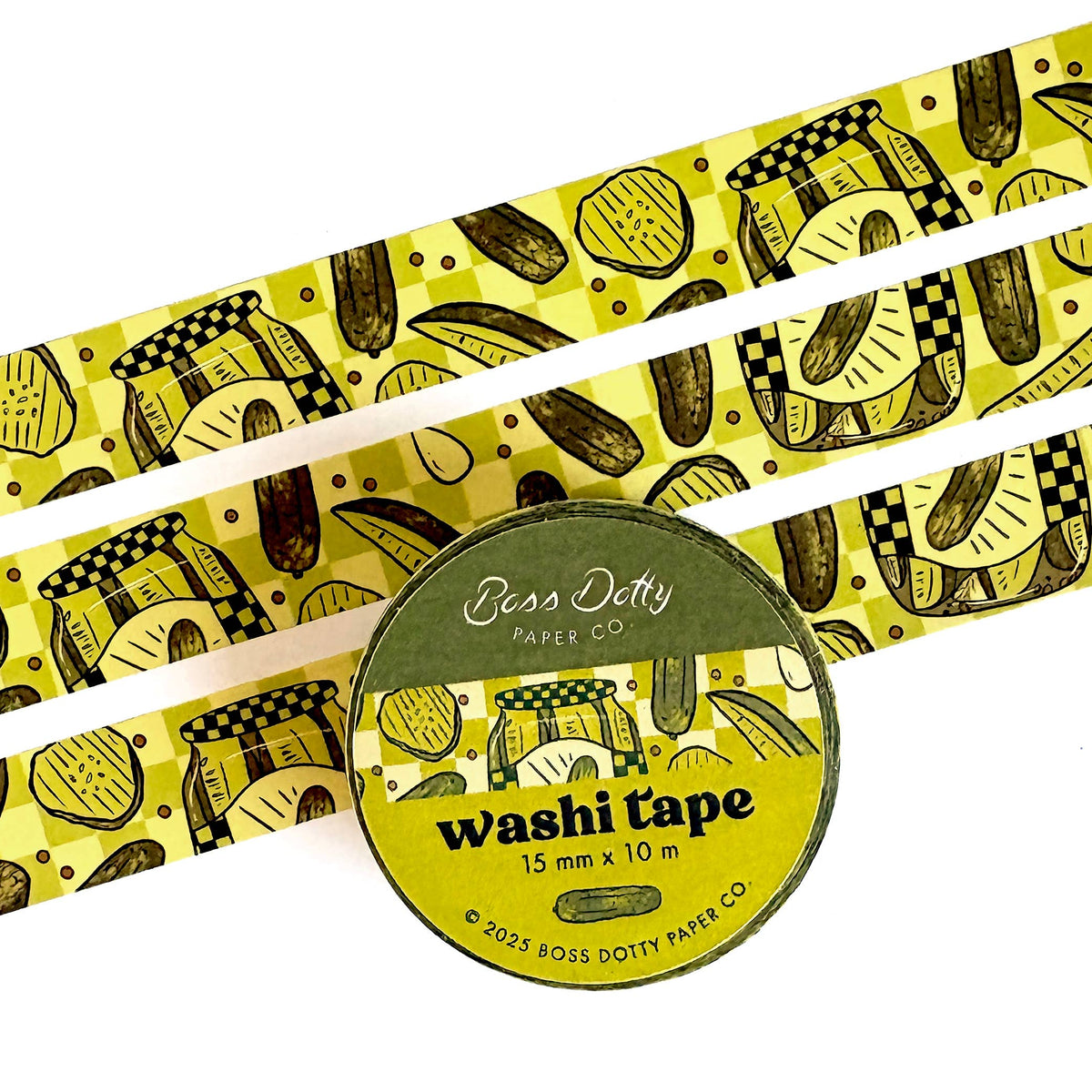 Pickle Pattern Washi Tape