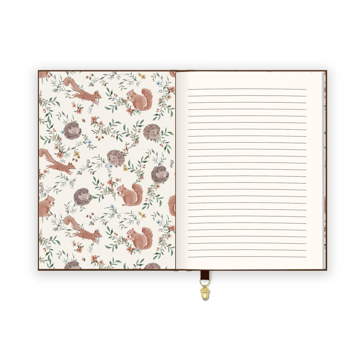 Warm Brown Oak Leaves Olivia Journal