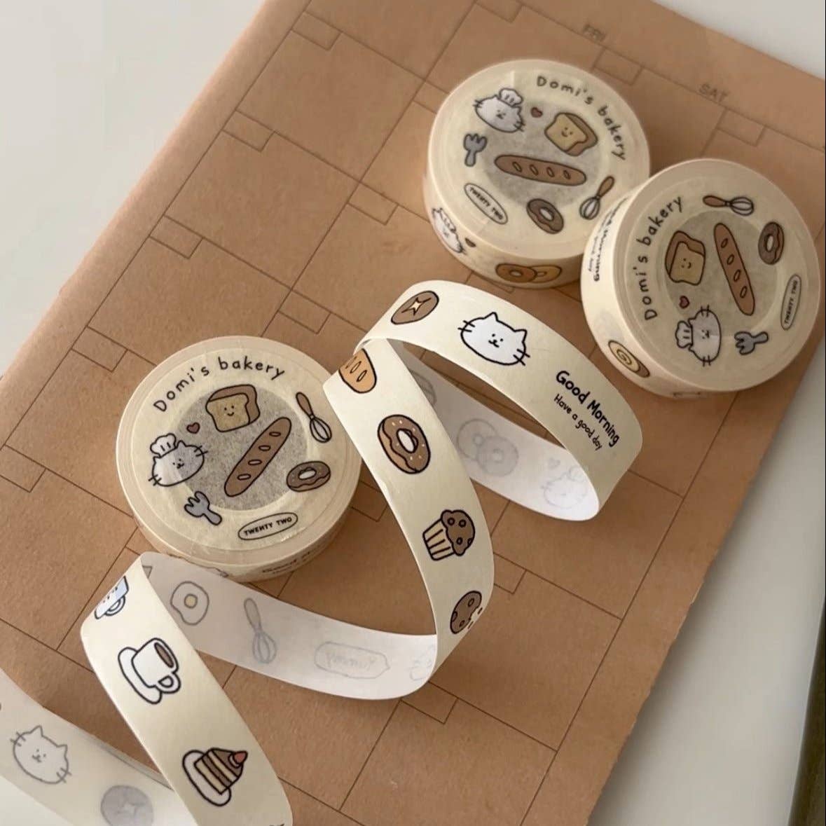 Twenty Two | Kitty Washi Tape