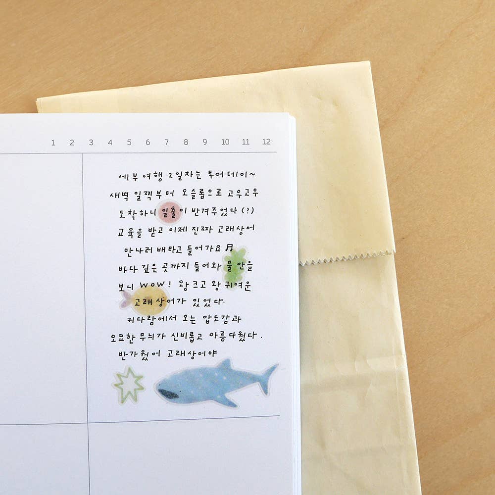 Aqua Aqua Sticker Sheet