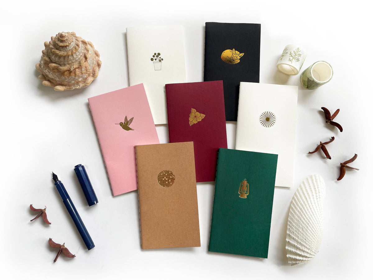 Classic Heart Mini Saddle Stitch Notebook | Be Mine Notebook