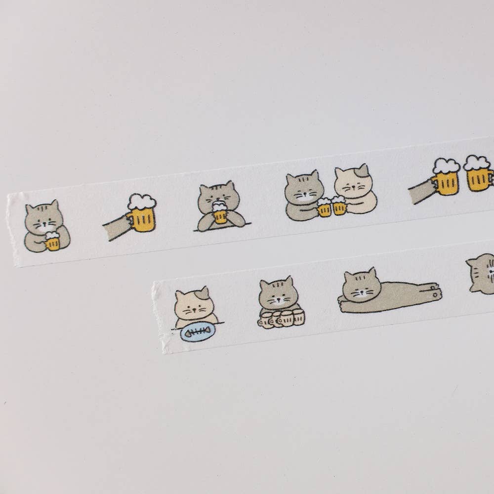 Illust.06 bestie kitty washi