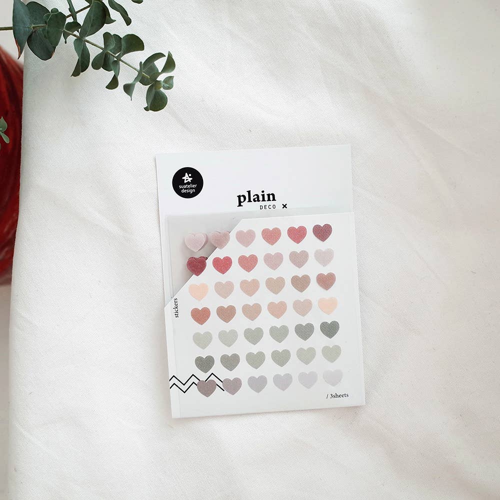 Plain.52 medium hearts