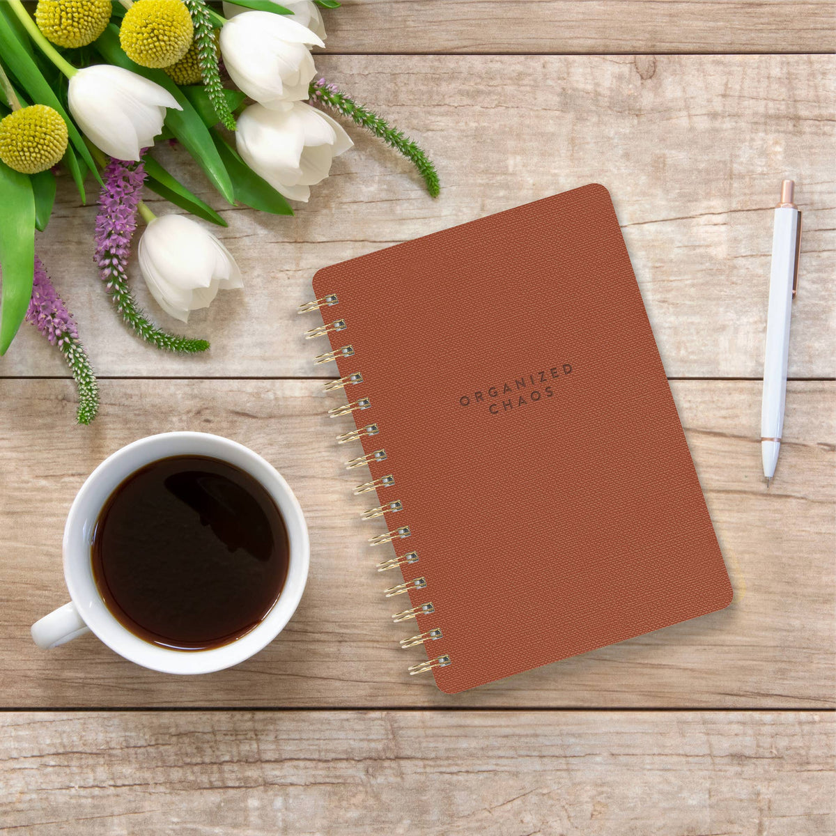 Agatha Notebooks - Organized Chaos (Cinnamon Brown)