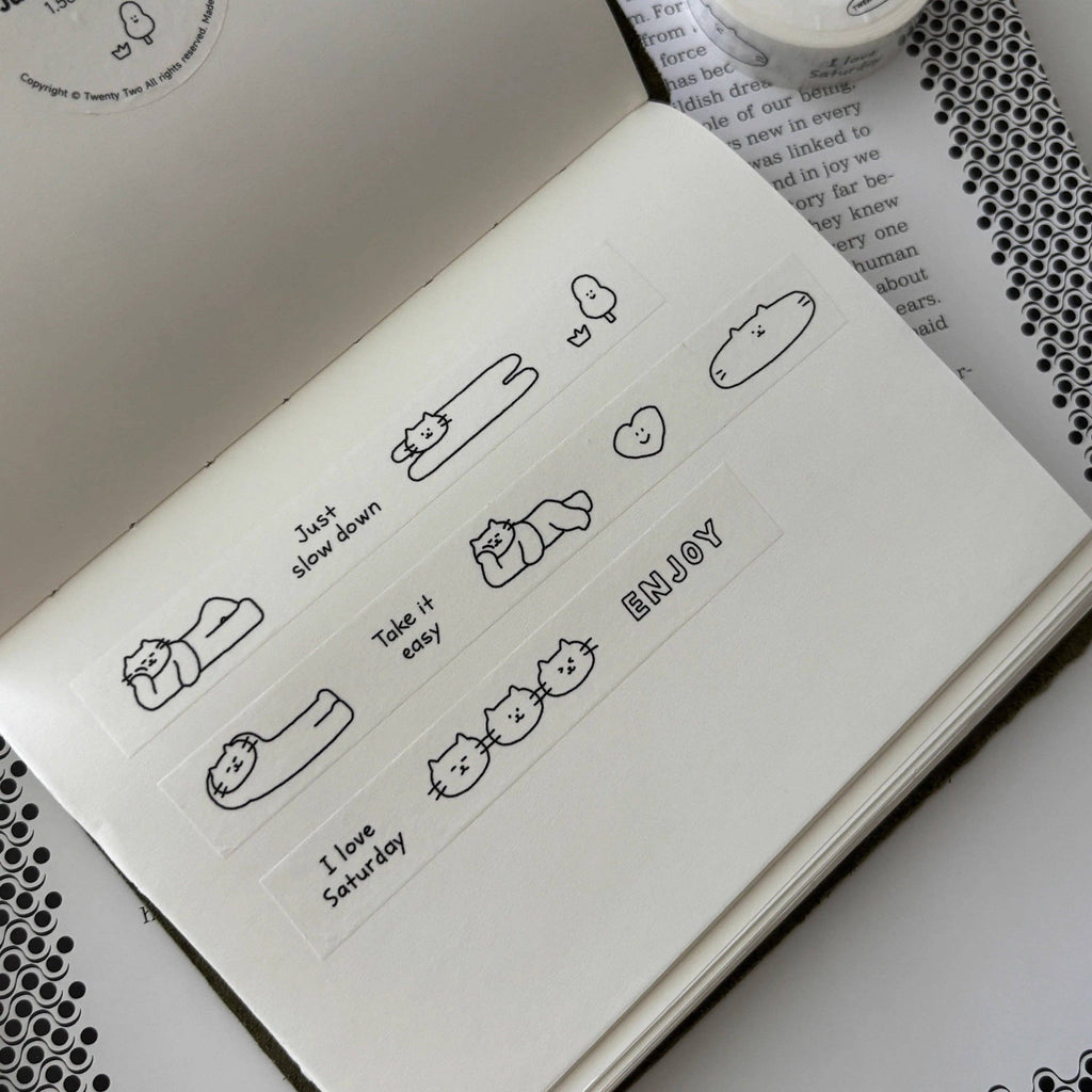 Twenty Two | Kitty Washi Tape