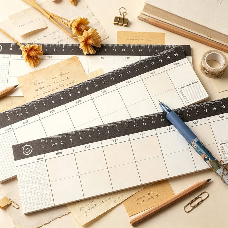 Tear Off Horizontal Weekly Planner