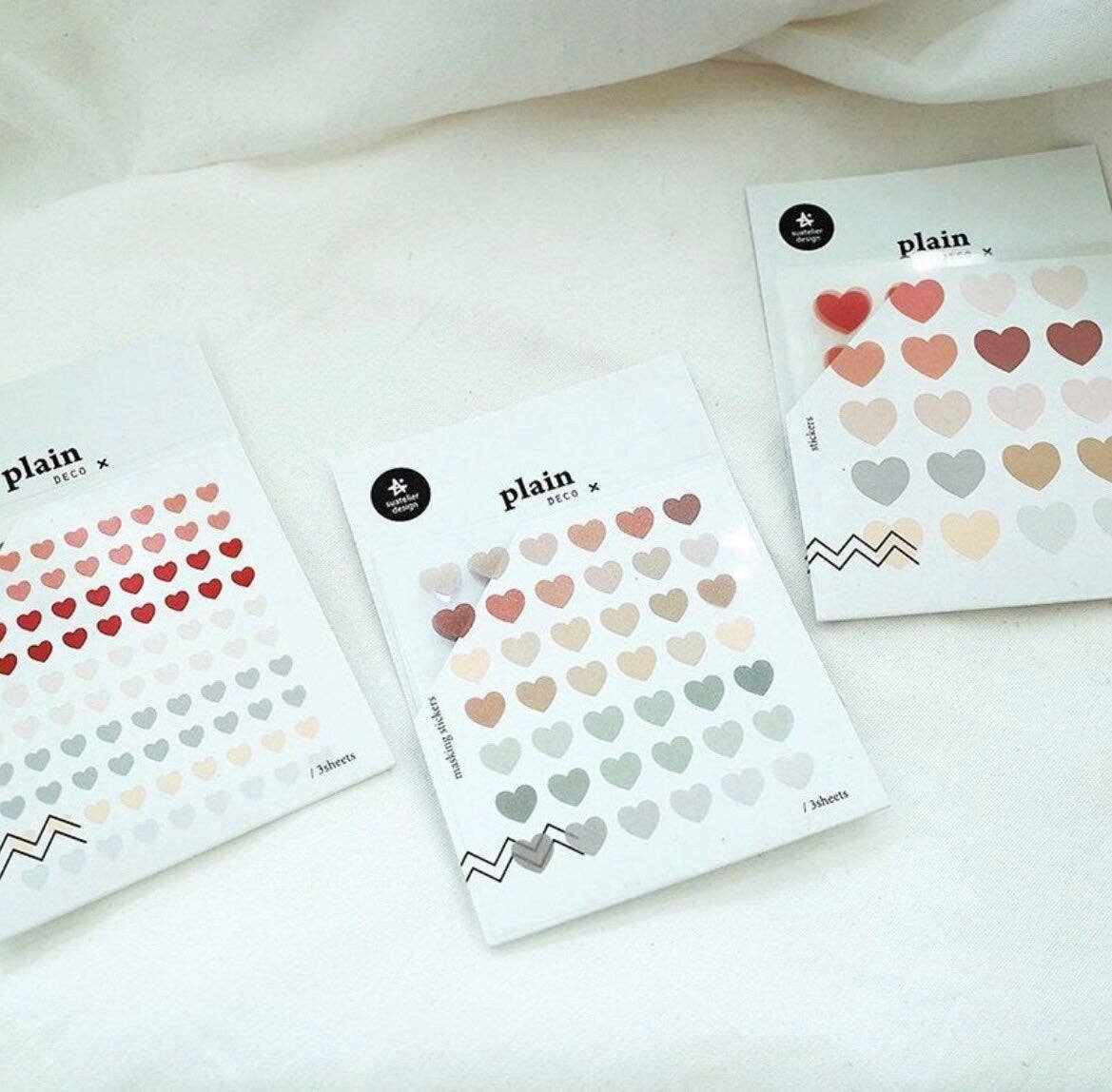 Suatelier | tiny Colourful Heart Stickers