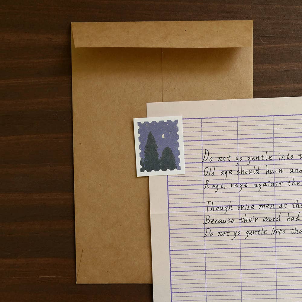 From the park stamp size stickers