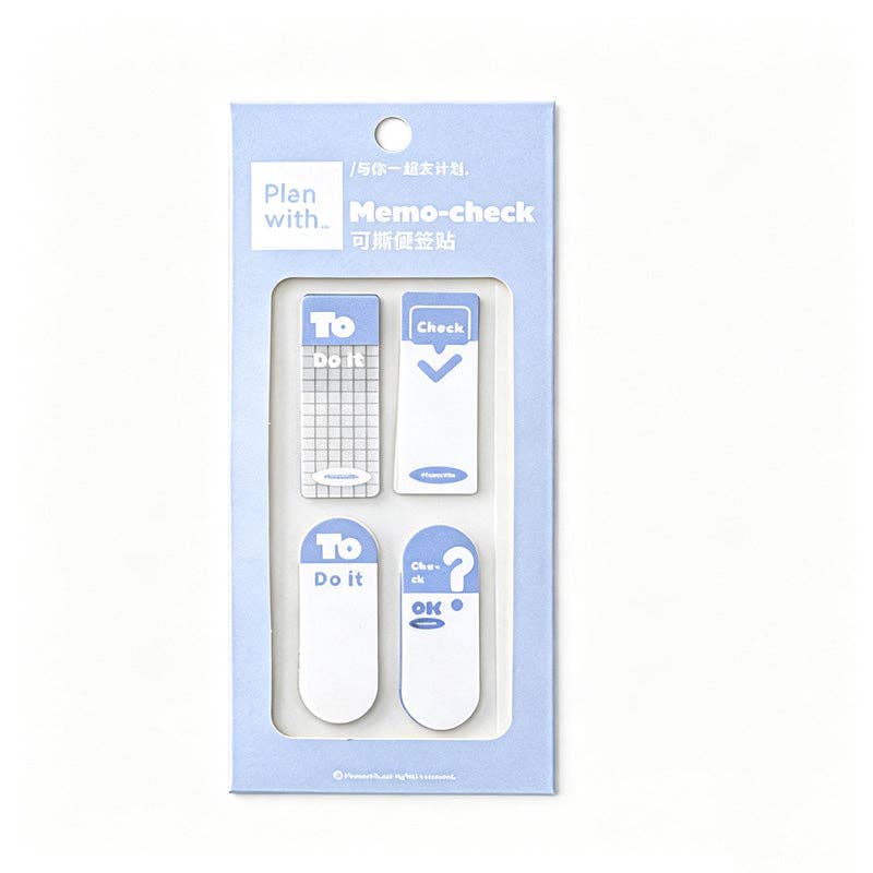 Memo Check Sticky Tabs Set