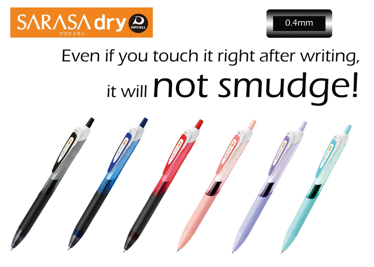 【JAPANESE STATIONERY】ZEBRA GEL BALLPOINT PEN SARASA DRY 0.4