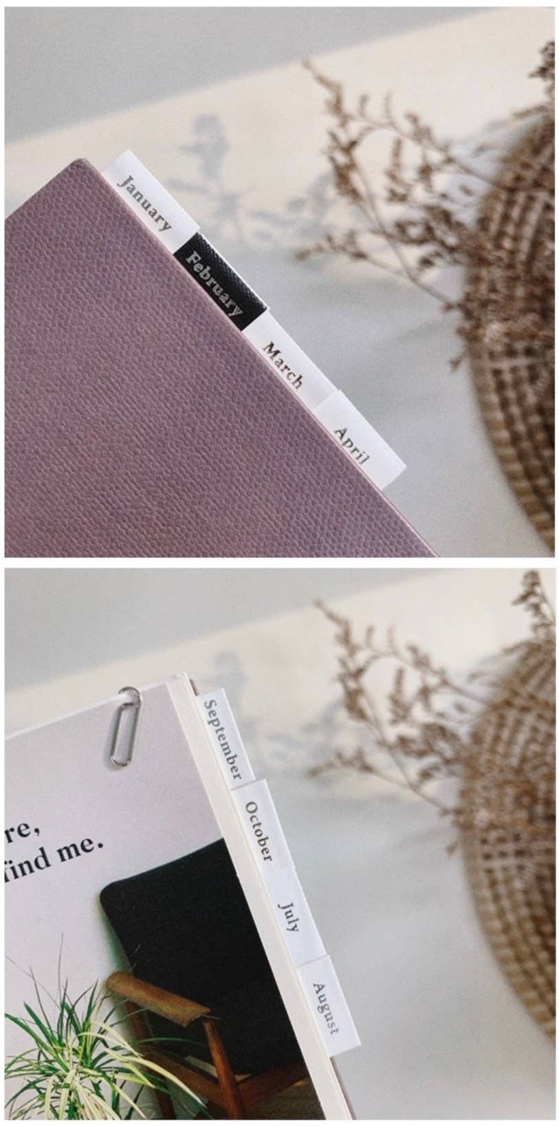 Suatelier | Plain. 45 Journal Planner Tabs