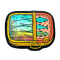 Holographic Tinned Fish Sticker