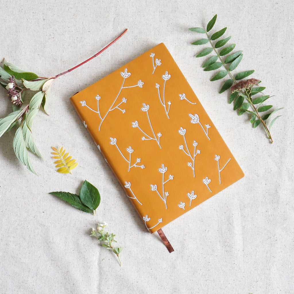 Samantha Embroidered Layflat Journal Notebook AHBC508L
