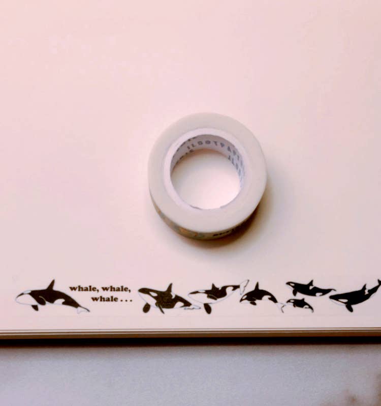 Whale Whale Whale Washi Tape