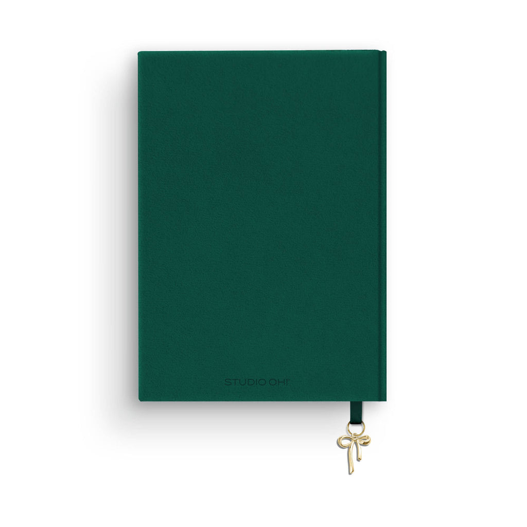 Forest Green Bow Olivia Journal