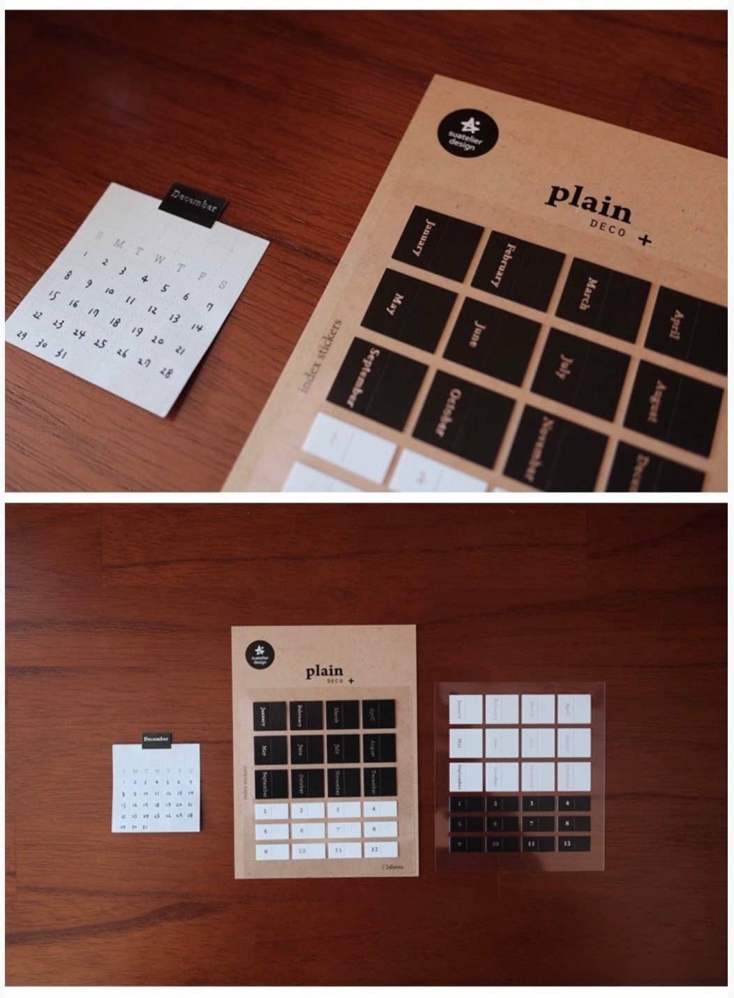 Suatelier | Plain. 45 Journal Planner Tabs