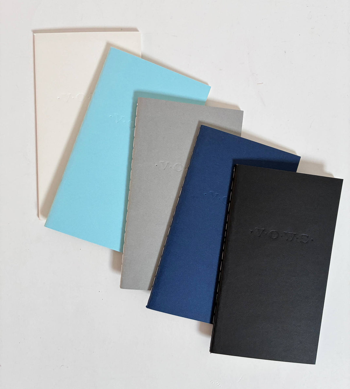 Wedding Vows Blind Deboss Mini Saddle Stitch Notebook