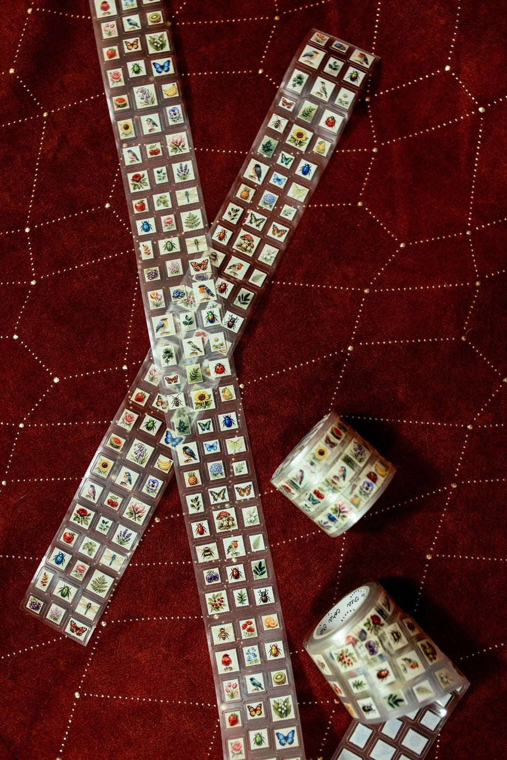 Mini Postage Stamps Transparent Tape