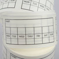 LAOMIS Weekly Routine Habit Tracker Writable Washi Stickers