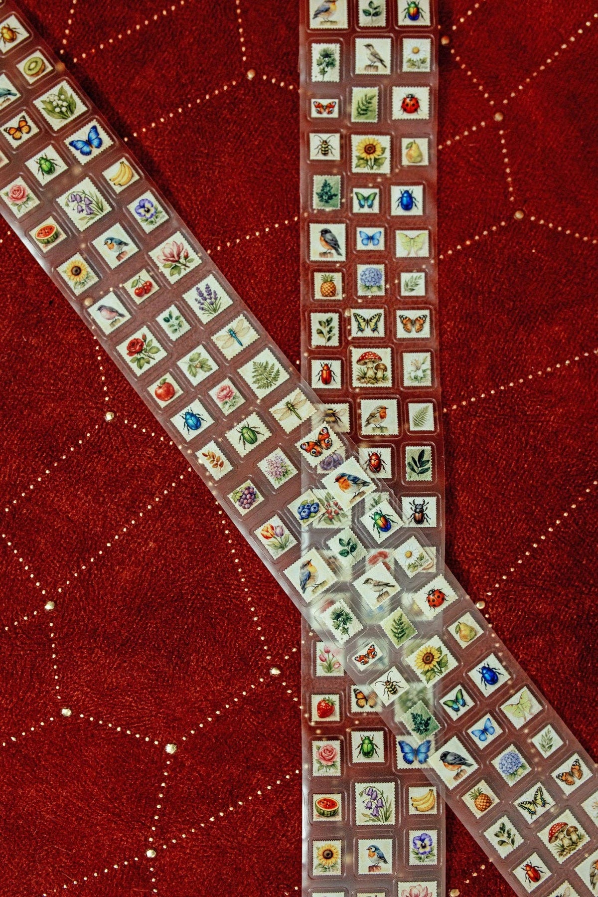 Mini Postage Stamps Transparent Tape