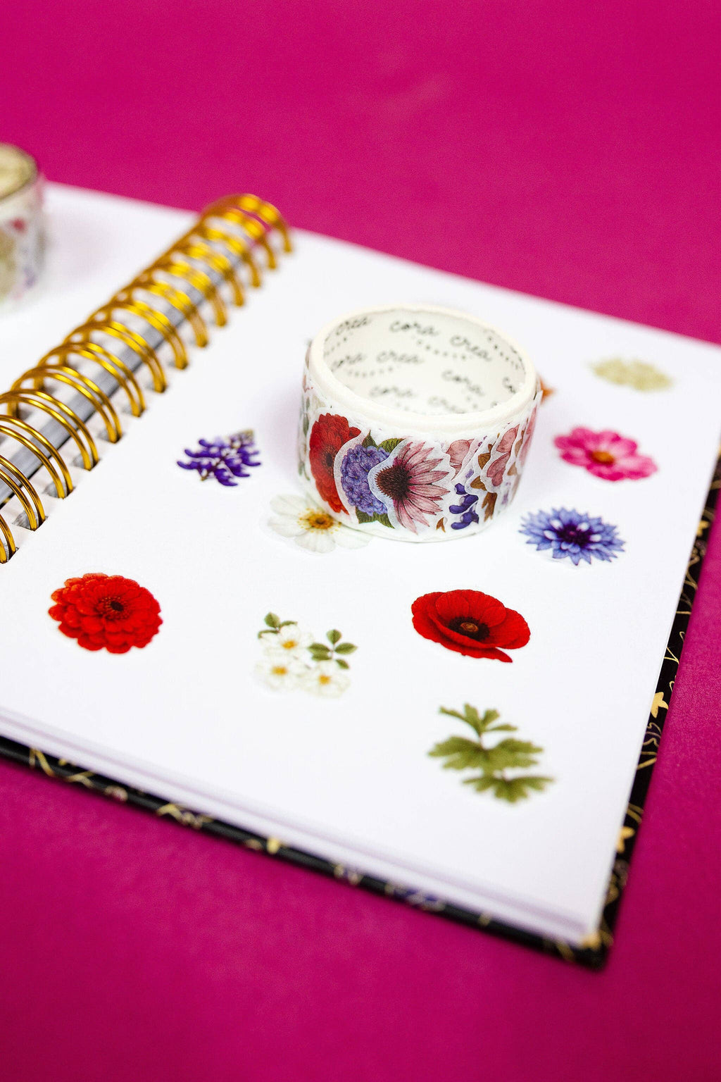 Garden Flowers Transparent Tape