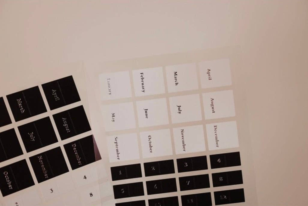 Suatelier | Plain. 45 Journal Planner Tabs