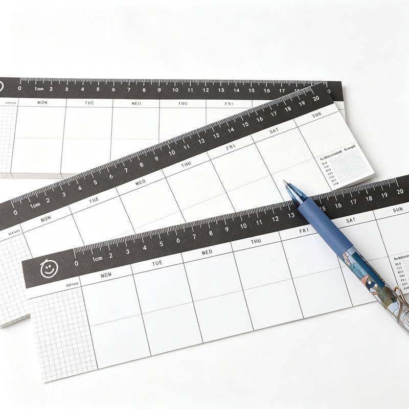 Tear Off Horizontal Weekly Planner